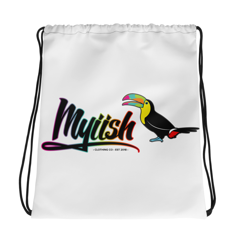 Myiish Logo Drawstring bag