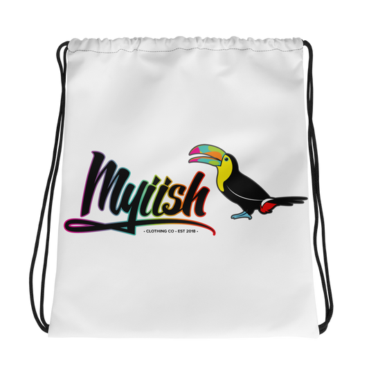 Myiish Logo Drawstring bag