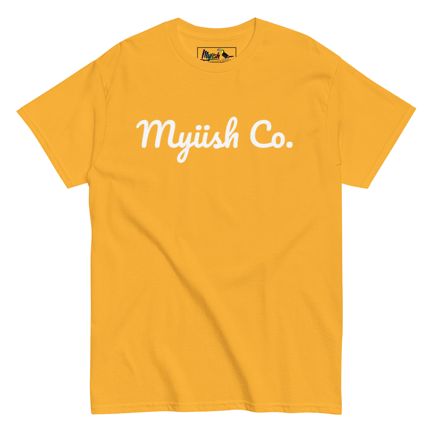 Myiish Co. Classic Color Tee (White Letters)