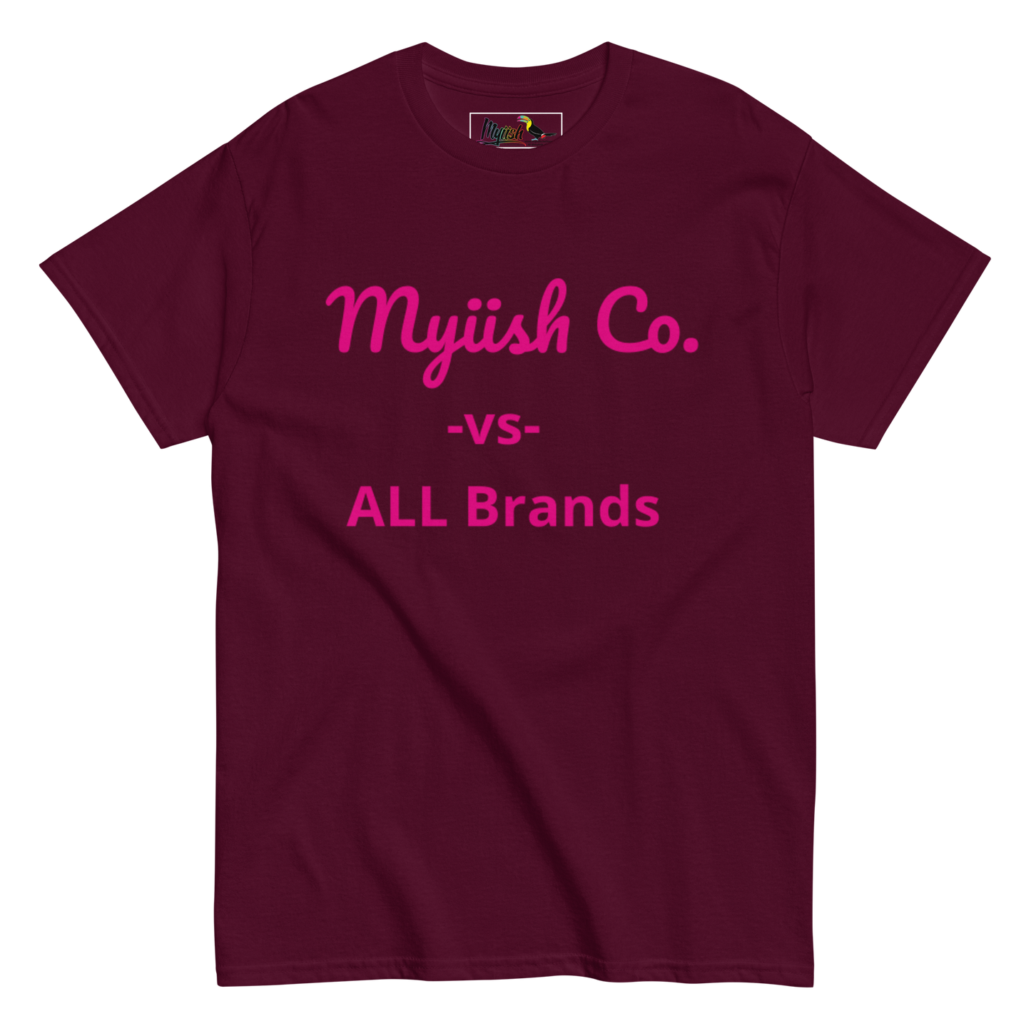 Women Myiish -vs- ALL Classic Color Tee (Pink Letters)