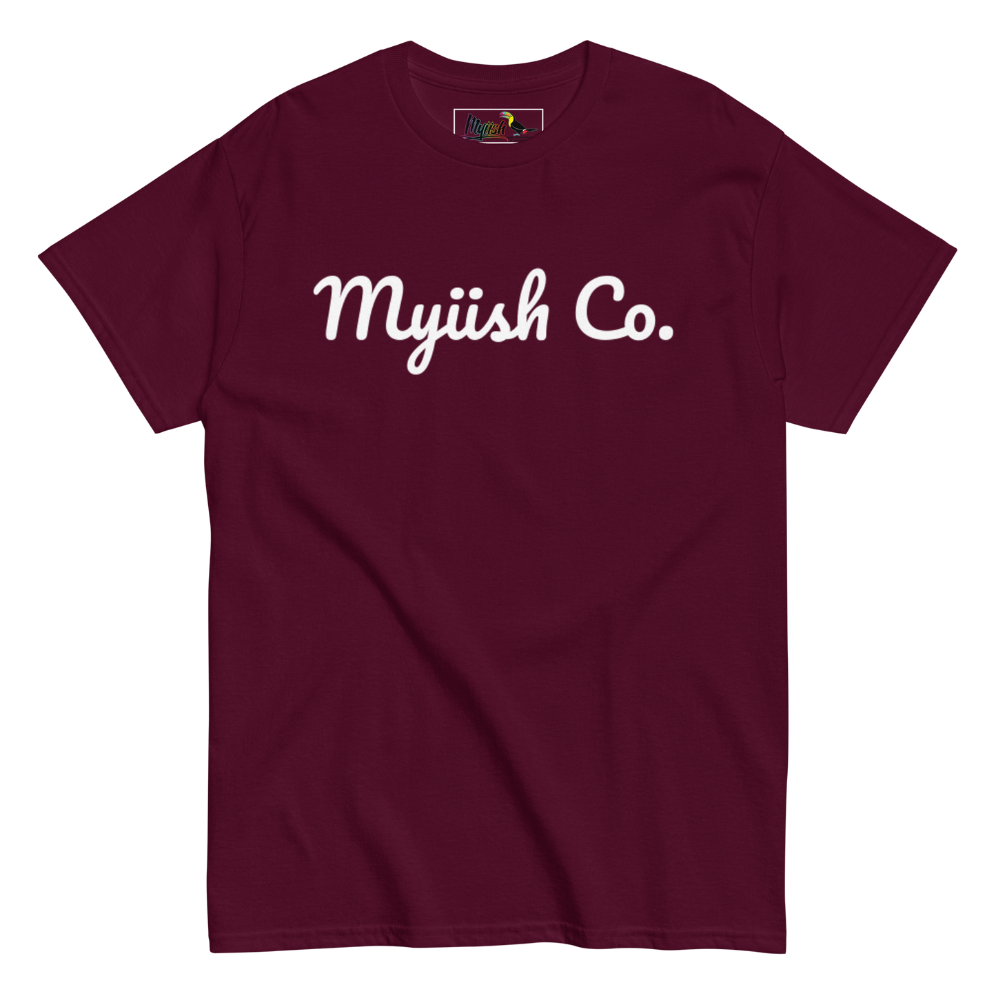 Myiish Co. Classic Color Tee (White Letters)