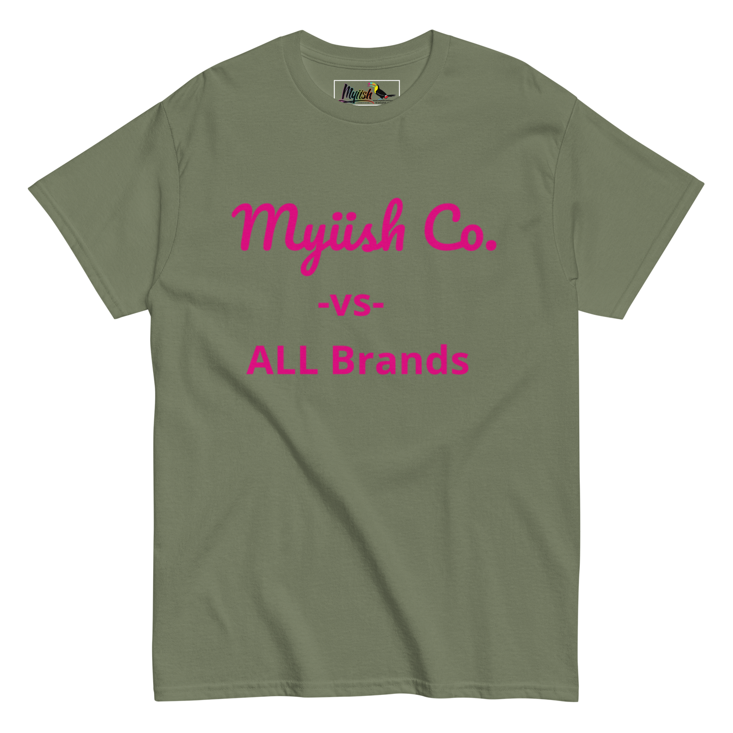 Women Myiish -vs- ALL Classic Color Tee (Pink Letters)