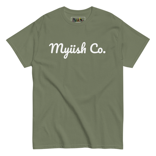 Myiish Co. Classic Color Tee (White Letters)