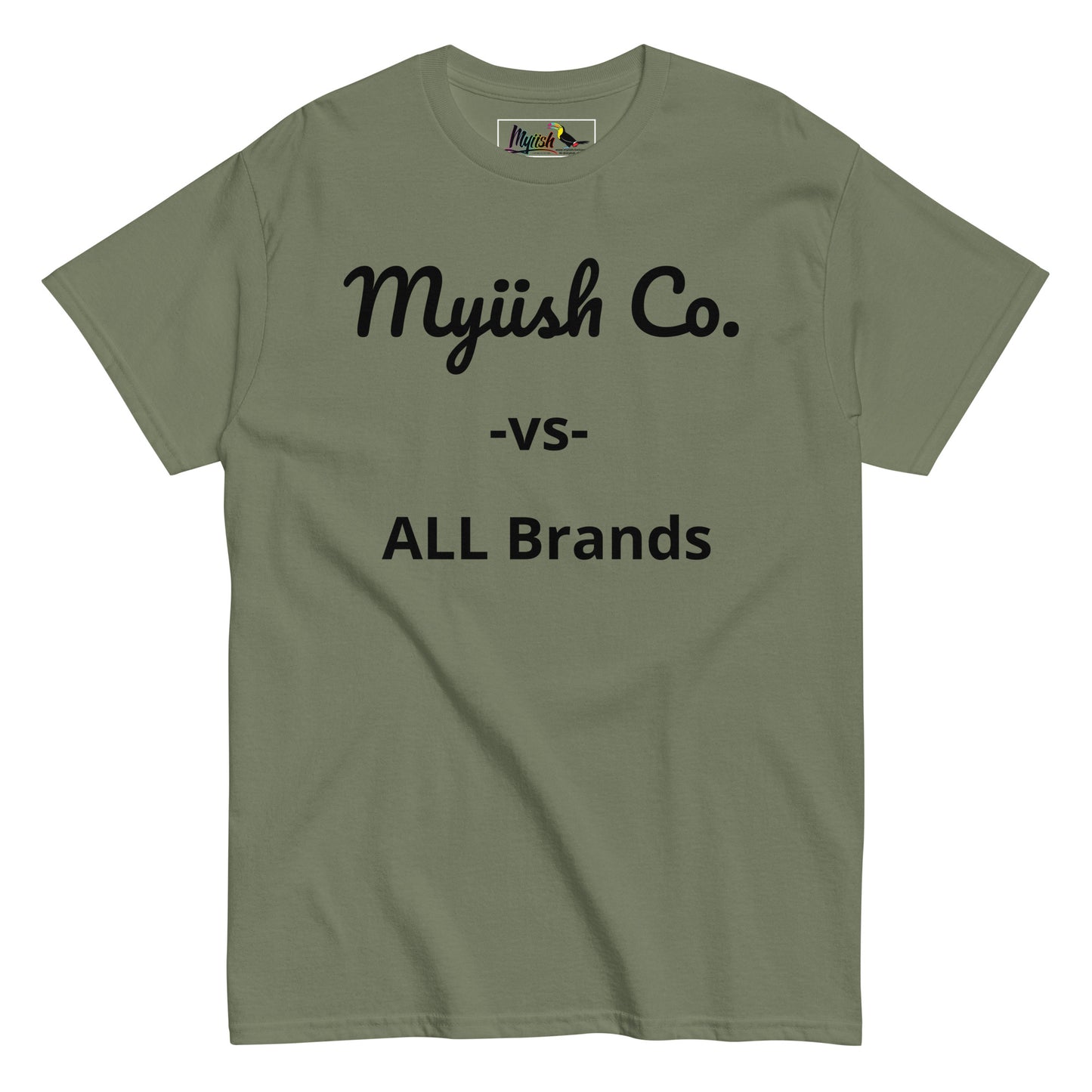 Women Myiish -vs-All Classic Color Tee (Black Letters)