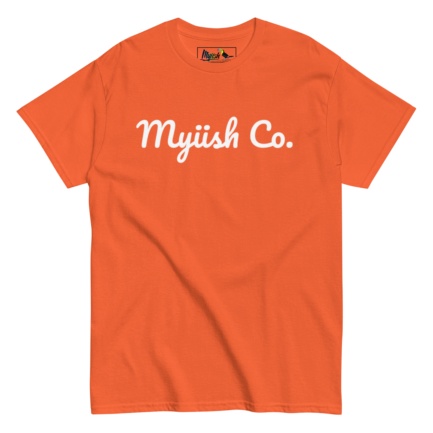 Myiish Co. Classic Color Tee (White Letters)