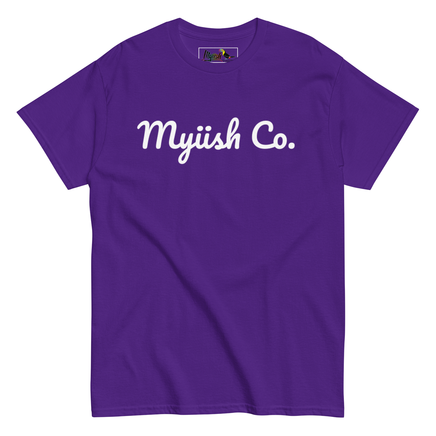 Myiish Co. Classic Color Tee (White Letters)