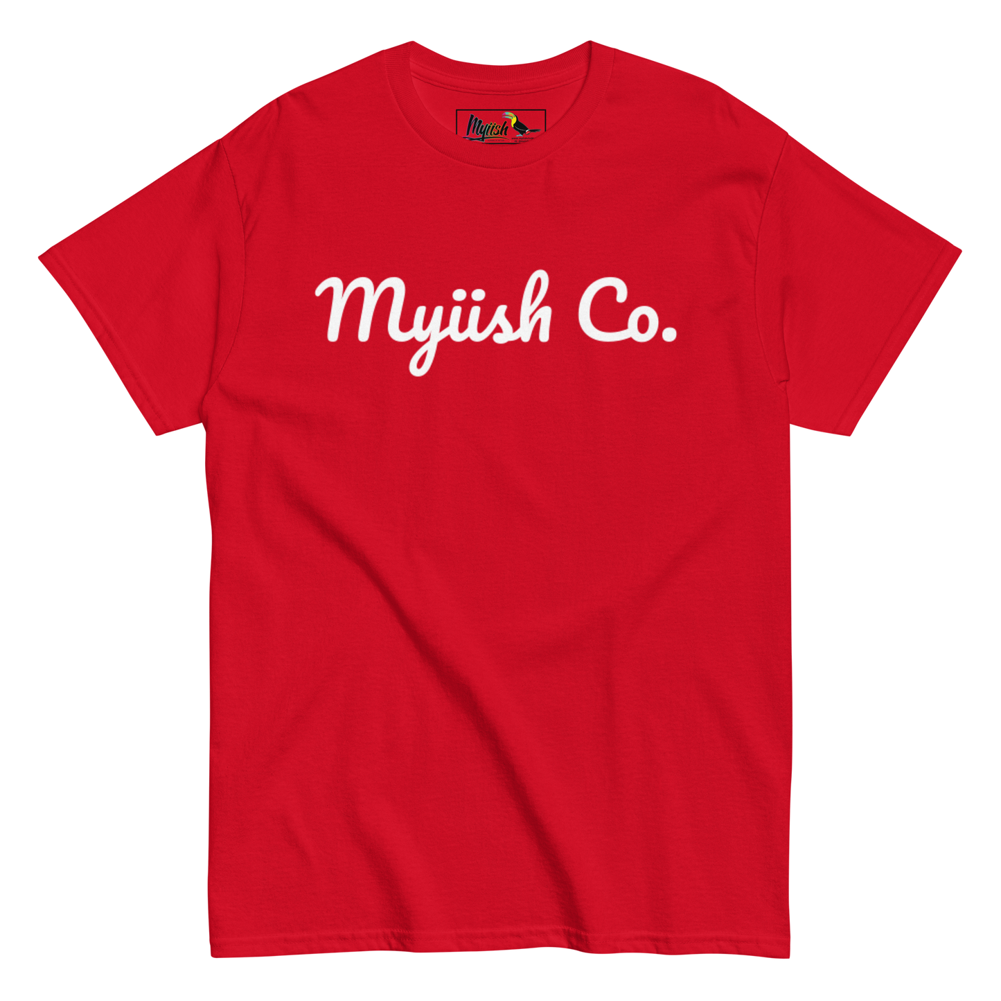 Myiish Co. Classic Color Tee (White Letters)