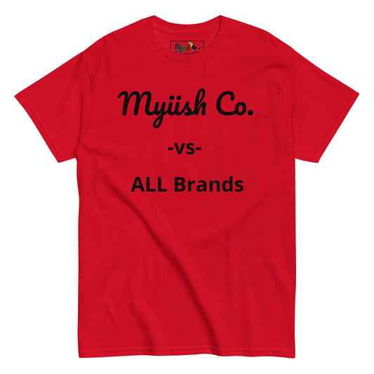 Women Myiish -vs-All Classic Color Tee (Black Letters)