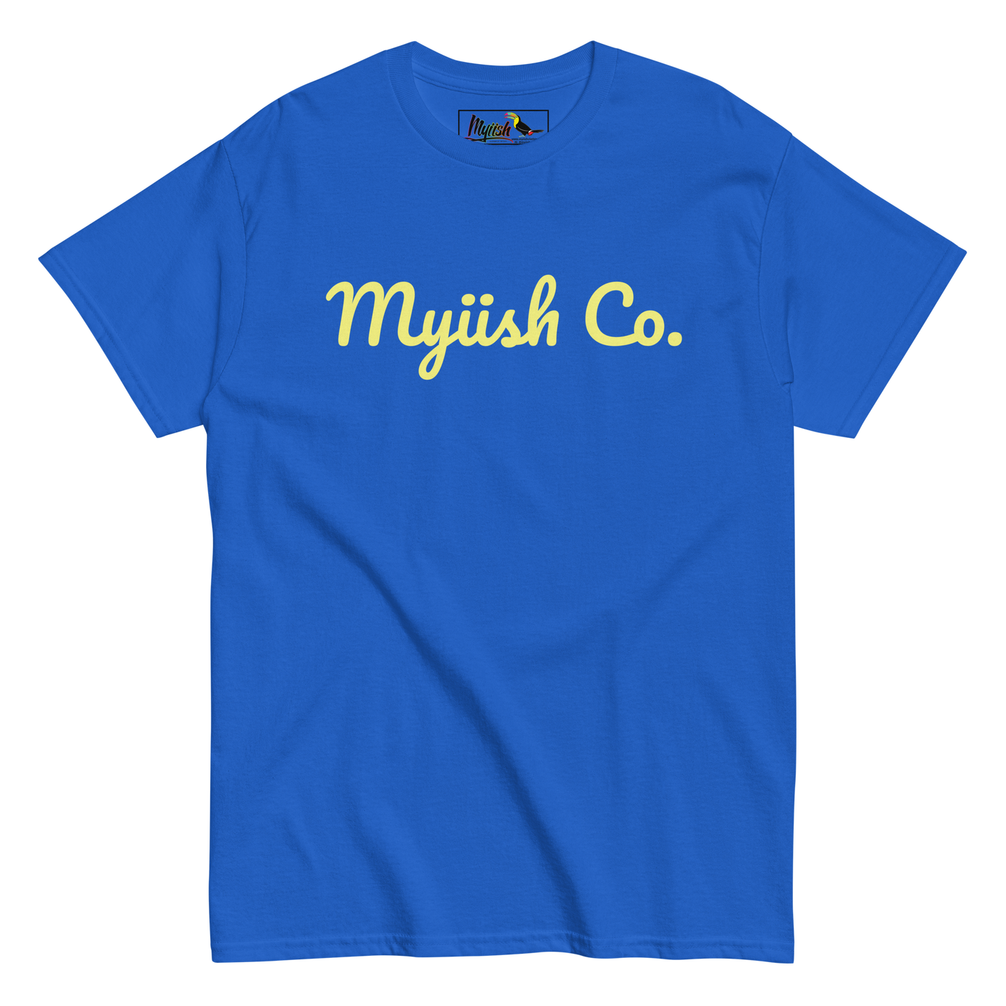 Women Myiish Co. Classic Color Tee (Yellow Letters)