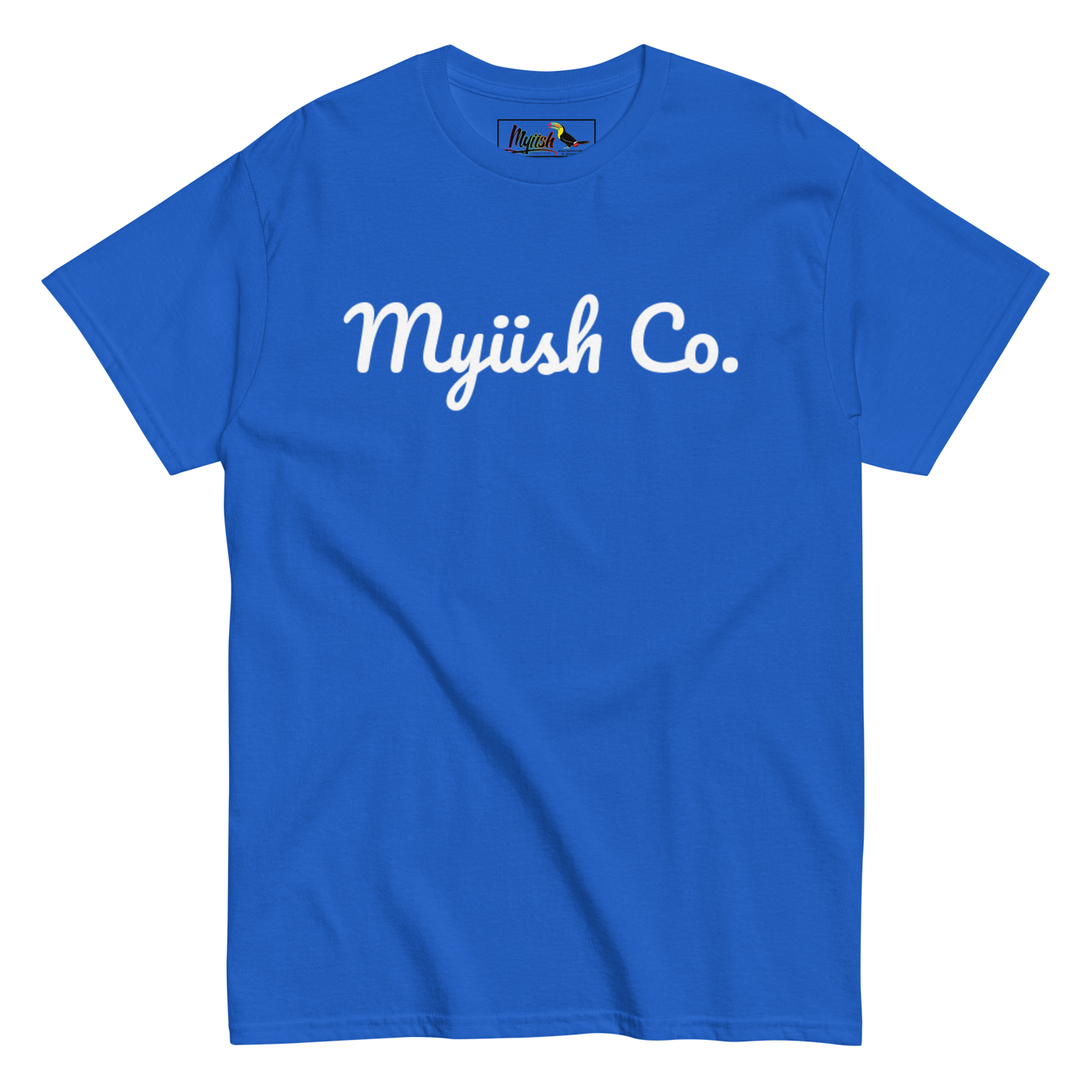 Myiish Co. Classic Color Tee (White Letters)