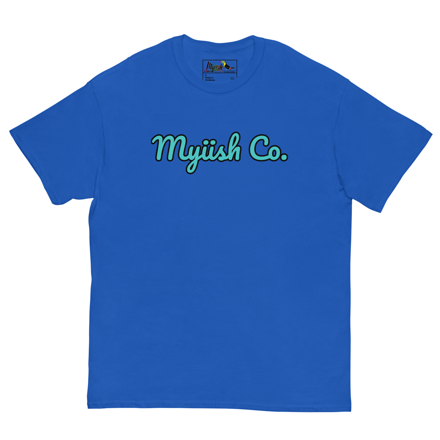 Women's Classic Color Tee (Blue Letters)