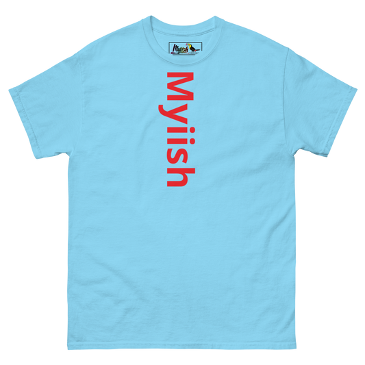 Women Myiish Logo Classic Color Tee (Red Letters)