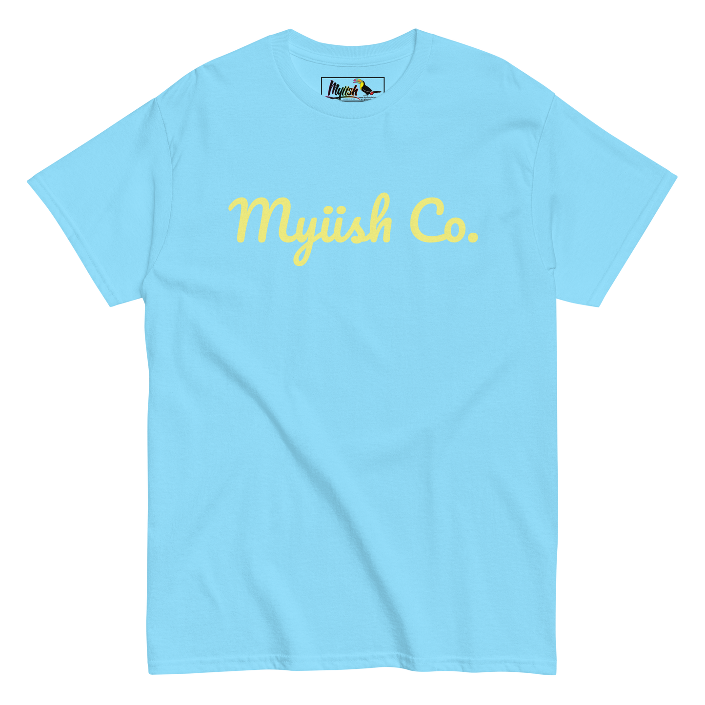 Women Myiish Co. Classic Color Tee (Yellow Letters)