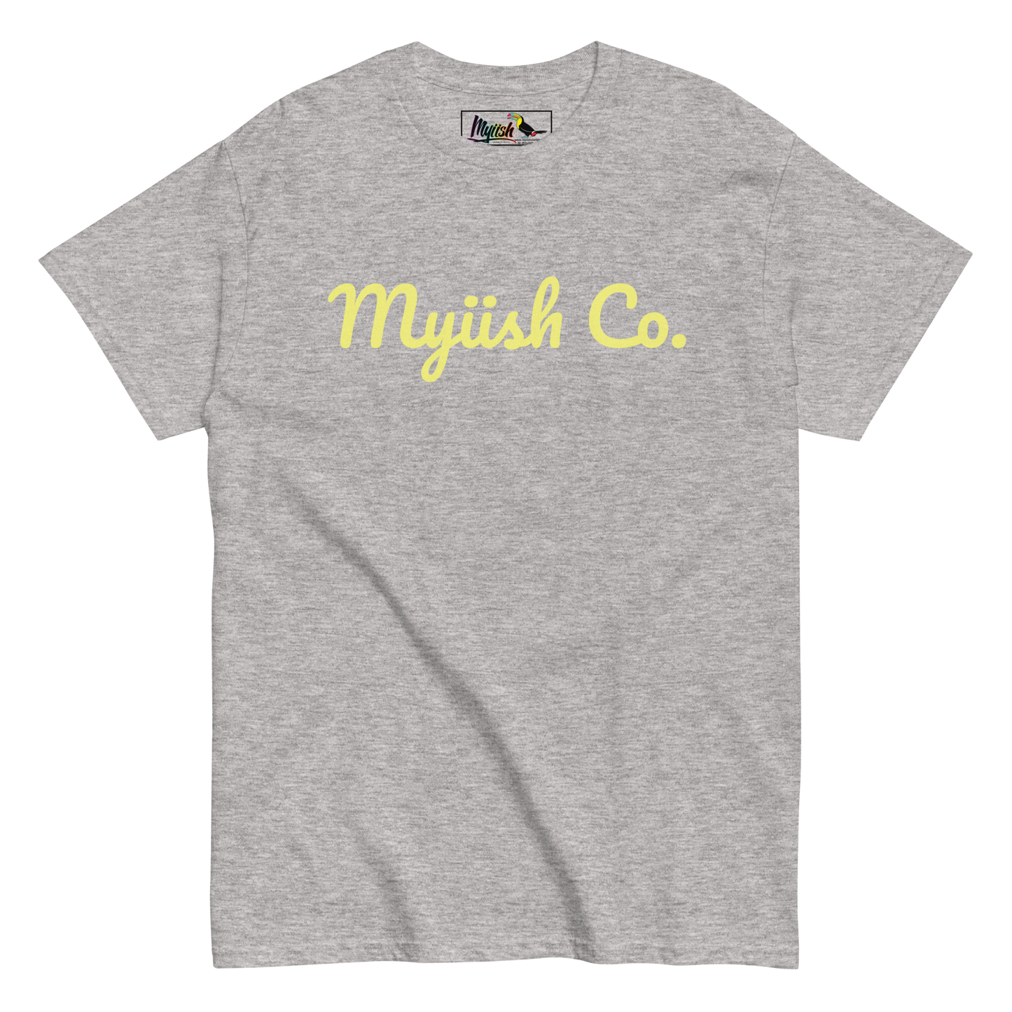 Women Myiish Co. Classic Color Tee (Yellow Letters)