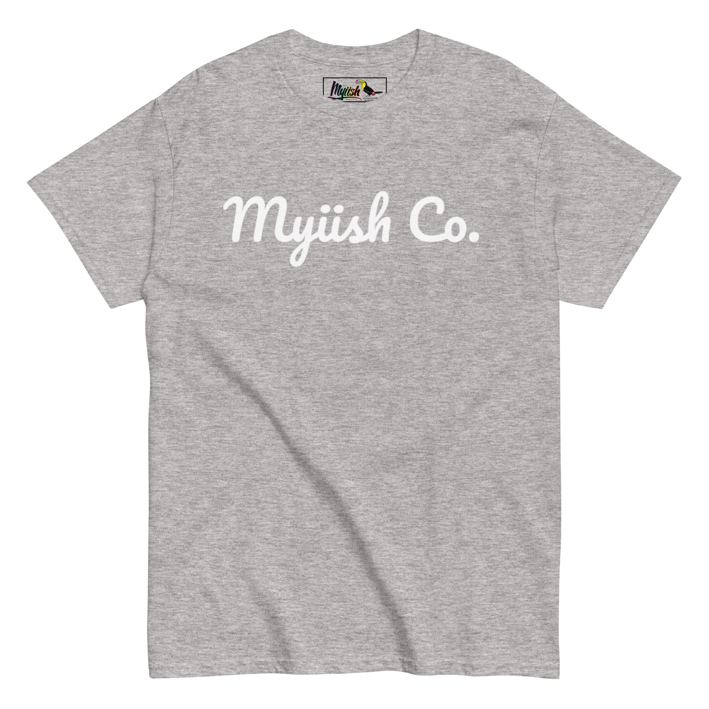 Myiish Co. Classic Color Tee (White Letters)