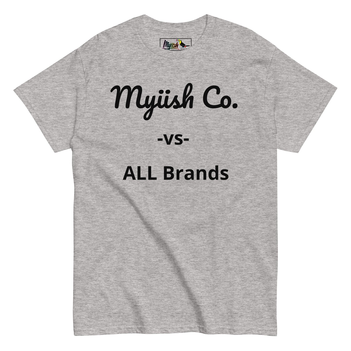 Women Myiish -vs-All Classic Color Tee (Black Letters)