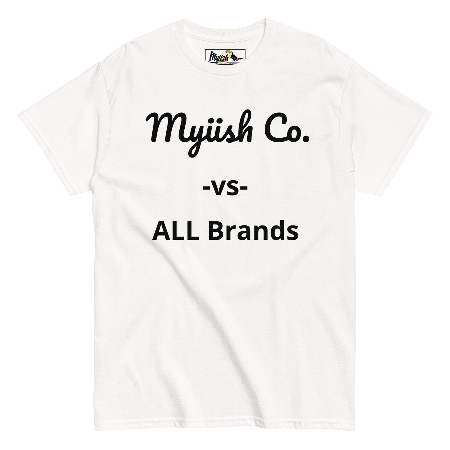 Myiish -vs- ALL Classic Tee (Black Letters)