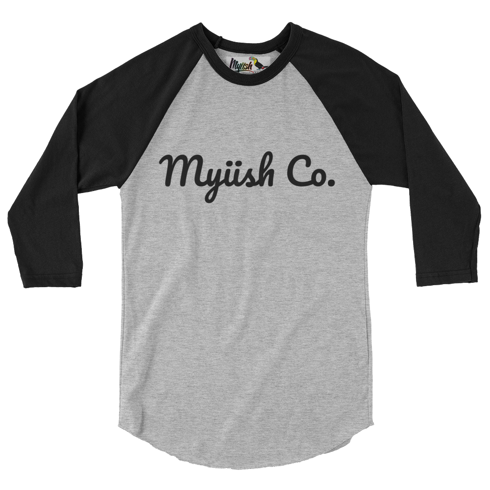 Myiish Raglan 3/4 Sleeve Baseball Shirt