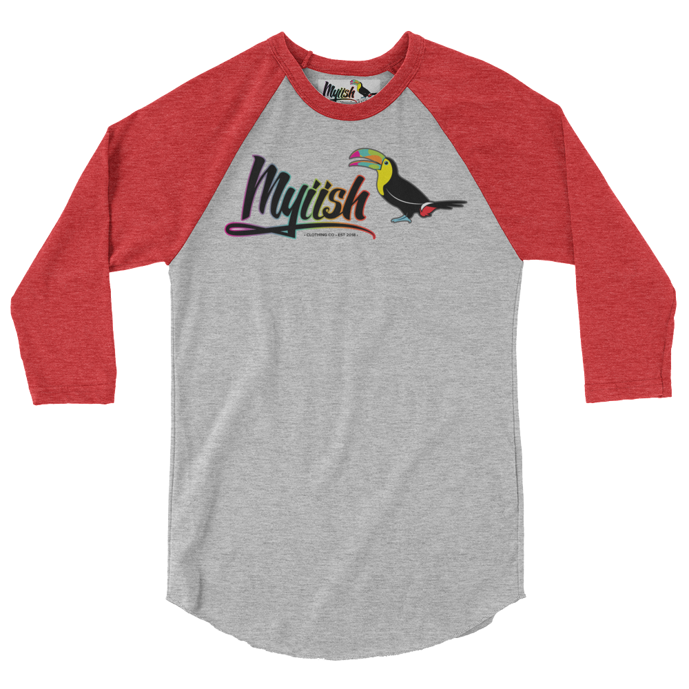 Myiish Raglan 3/4 Sleeve Baseball Shirt