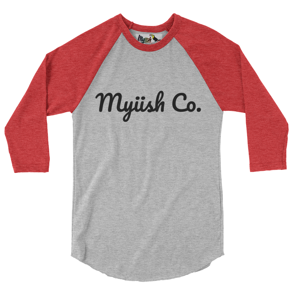 Myiish Raglan 3/4 Sleeve Baseball Shirt