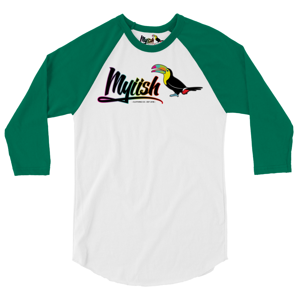 Myiish Raglan 3/4 Sleeve Baseball Shirt