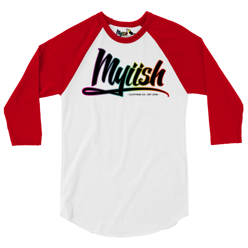 Myiish Raglan 3/4 Sleeve Baseball Shirt