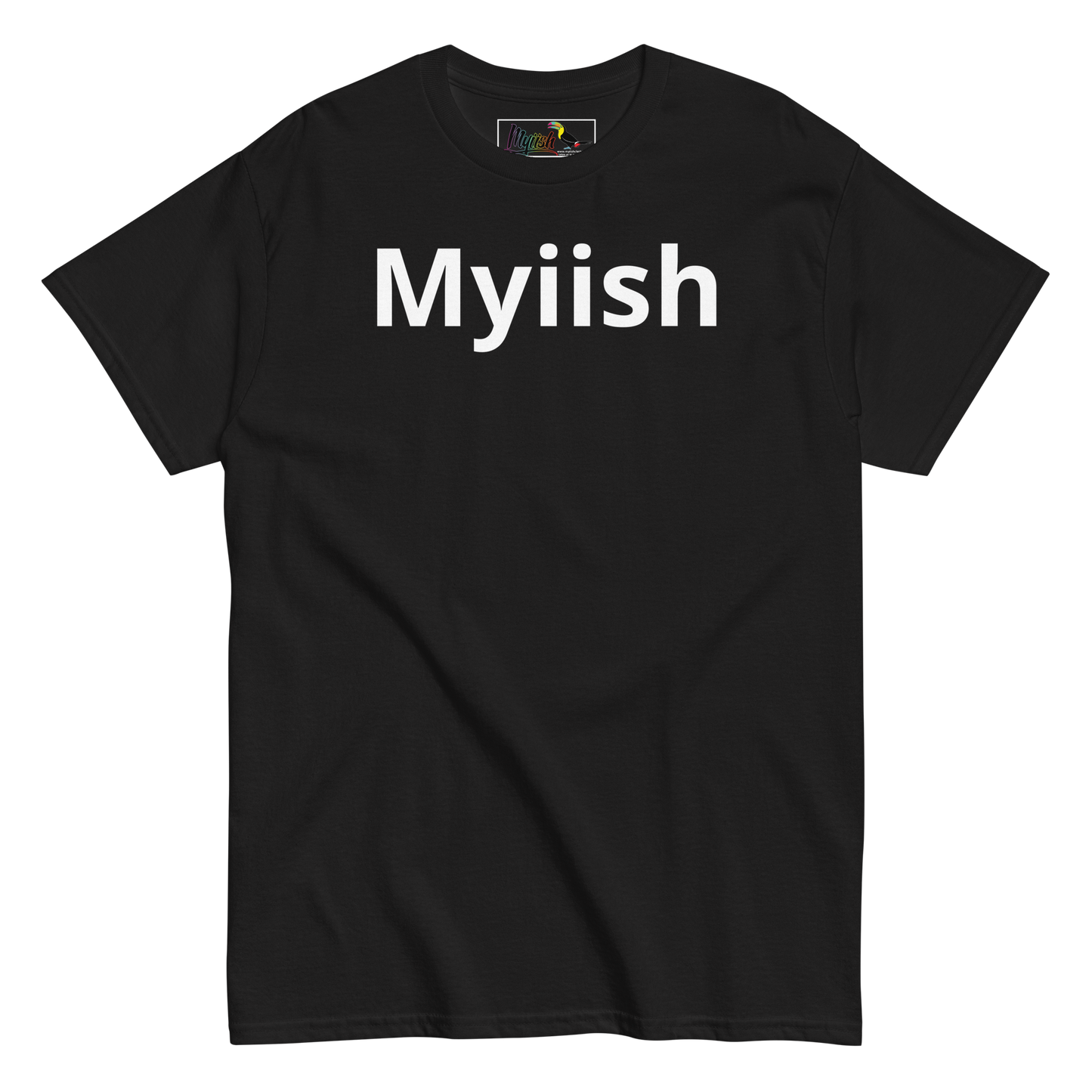 Myiish Classic Tee (white letters)