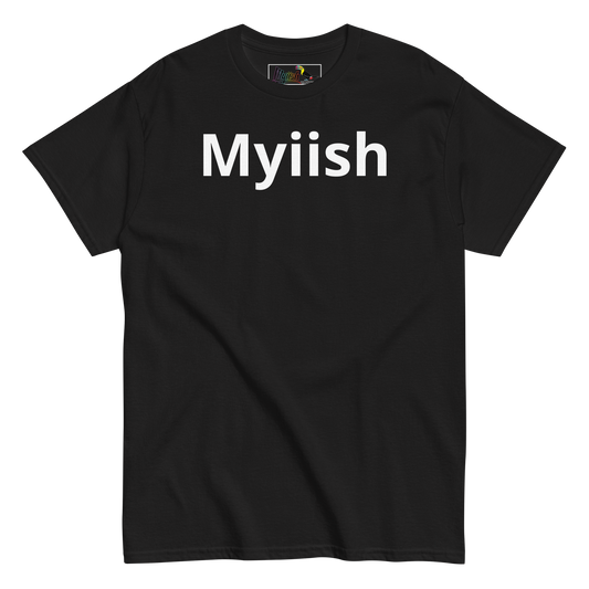 Myiish Classic Tee (white letters)