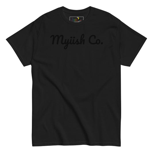 Myiish Co. Blackout Classic Tee (Black Letters)