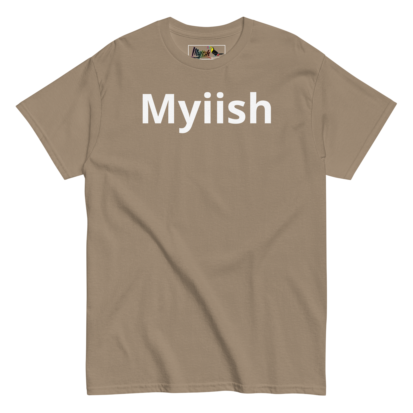 Myiish Classic Tee (white letters)