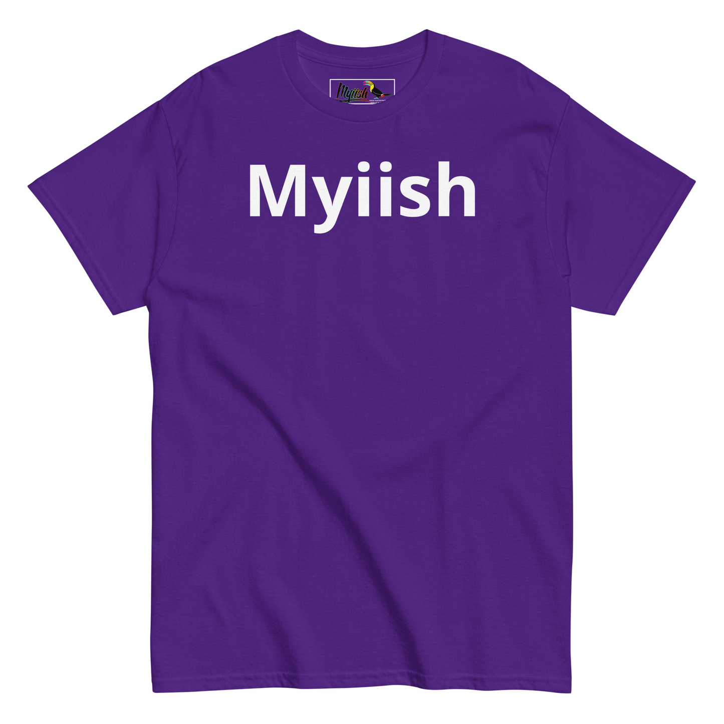 Myiish Classic Tee (white letters)