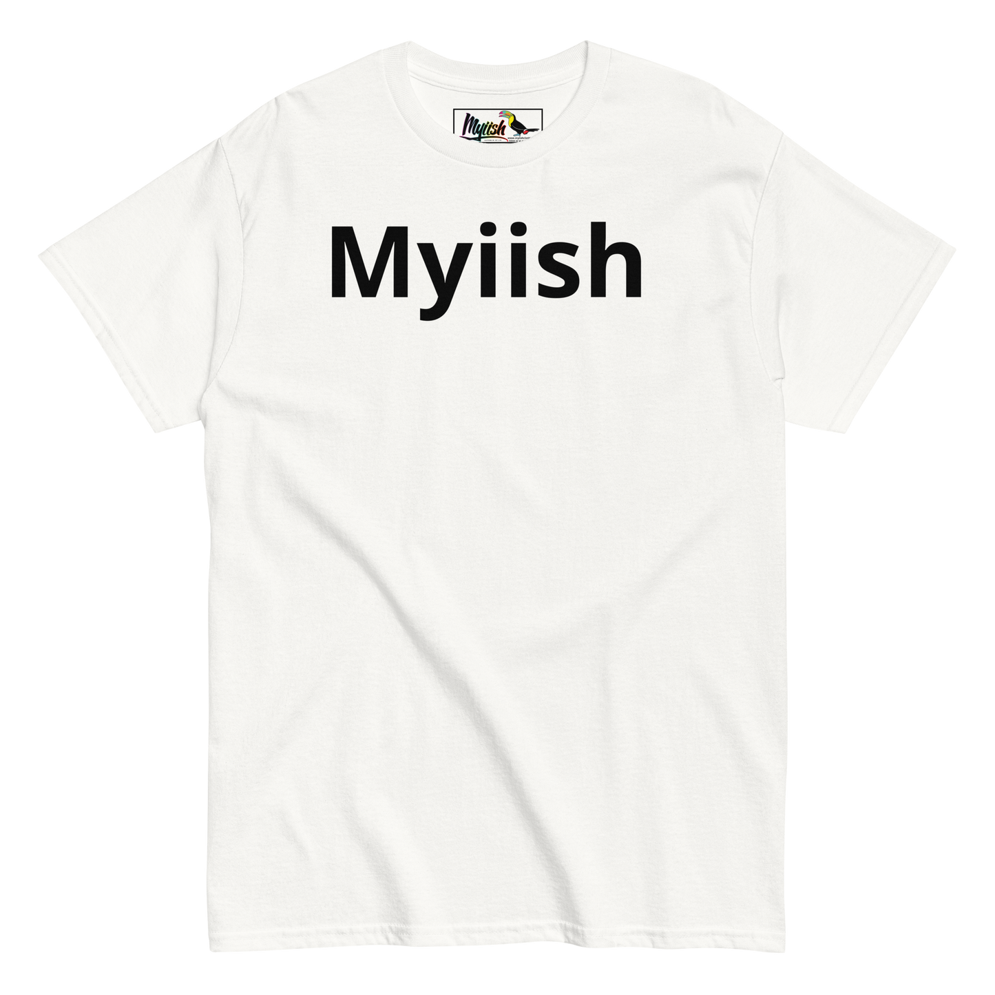 Myiish Classic Tee (Black letters)