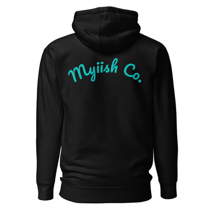 Myiish Toucan Hoodie (Aqua Letters)