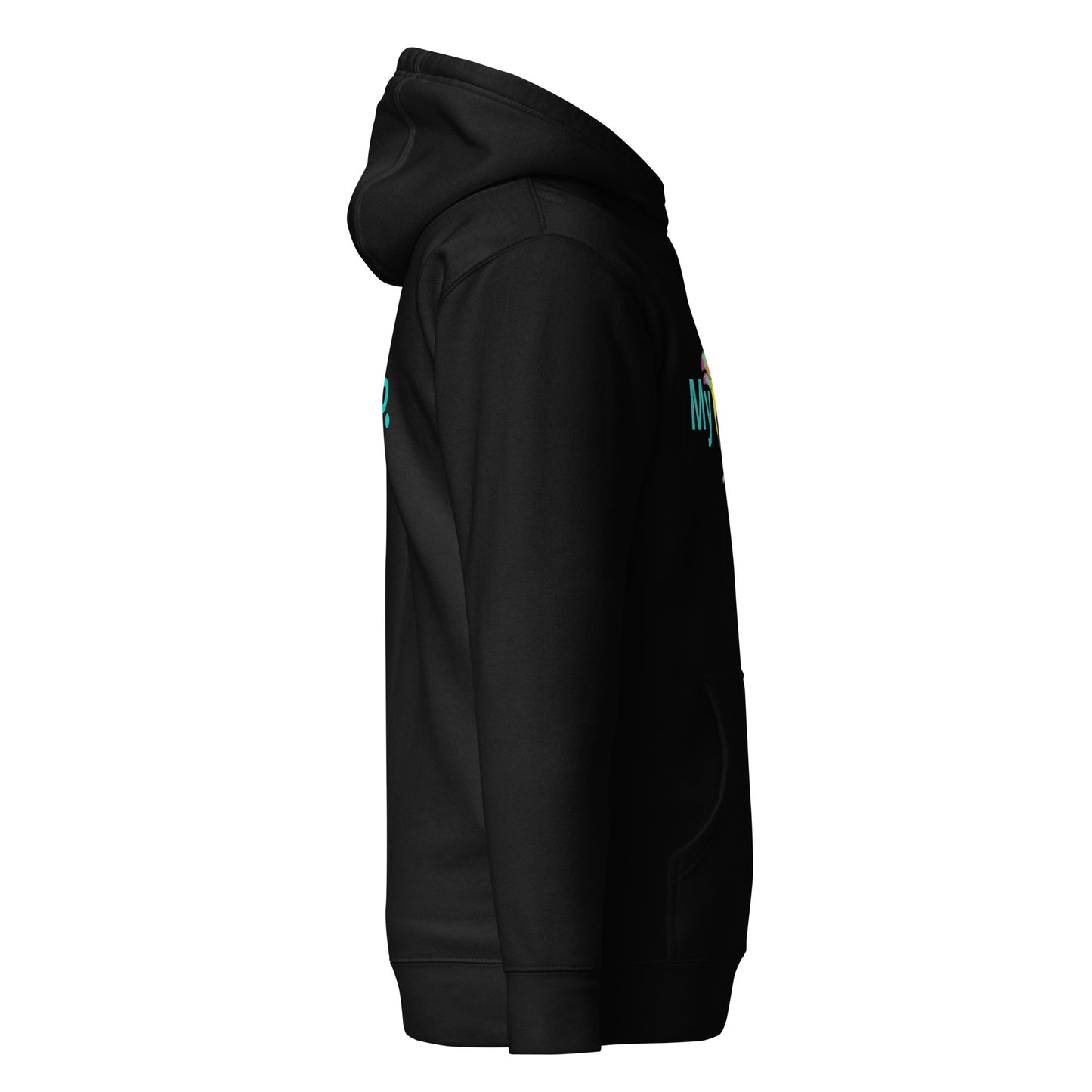 Myiish Toucan Hoodie (Aqua Letters)