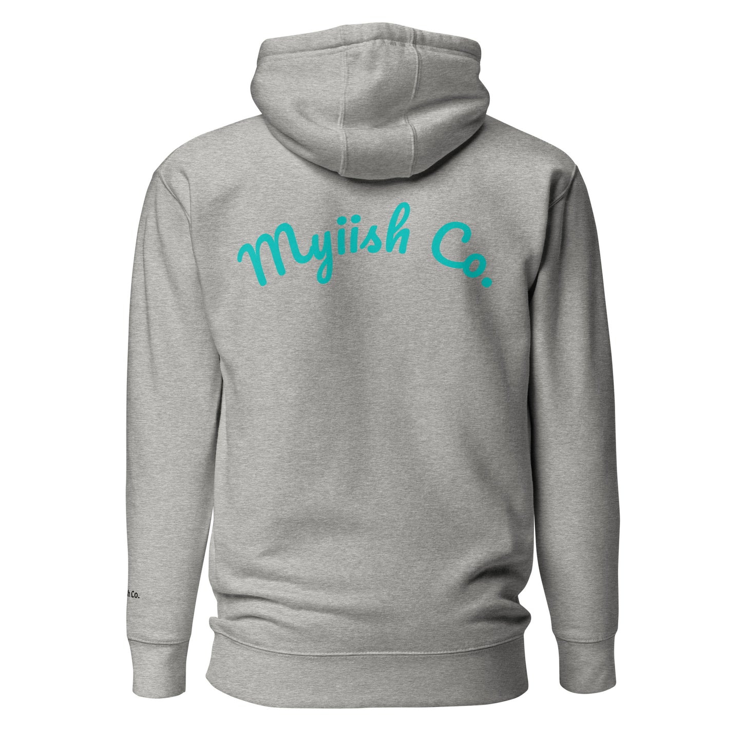 Myiish Toucan Hoodie (Aqua Letters)