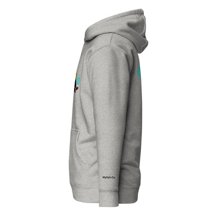 Myiish Toucan Hoodie (Aqua Letters)