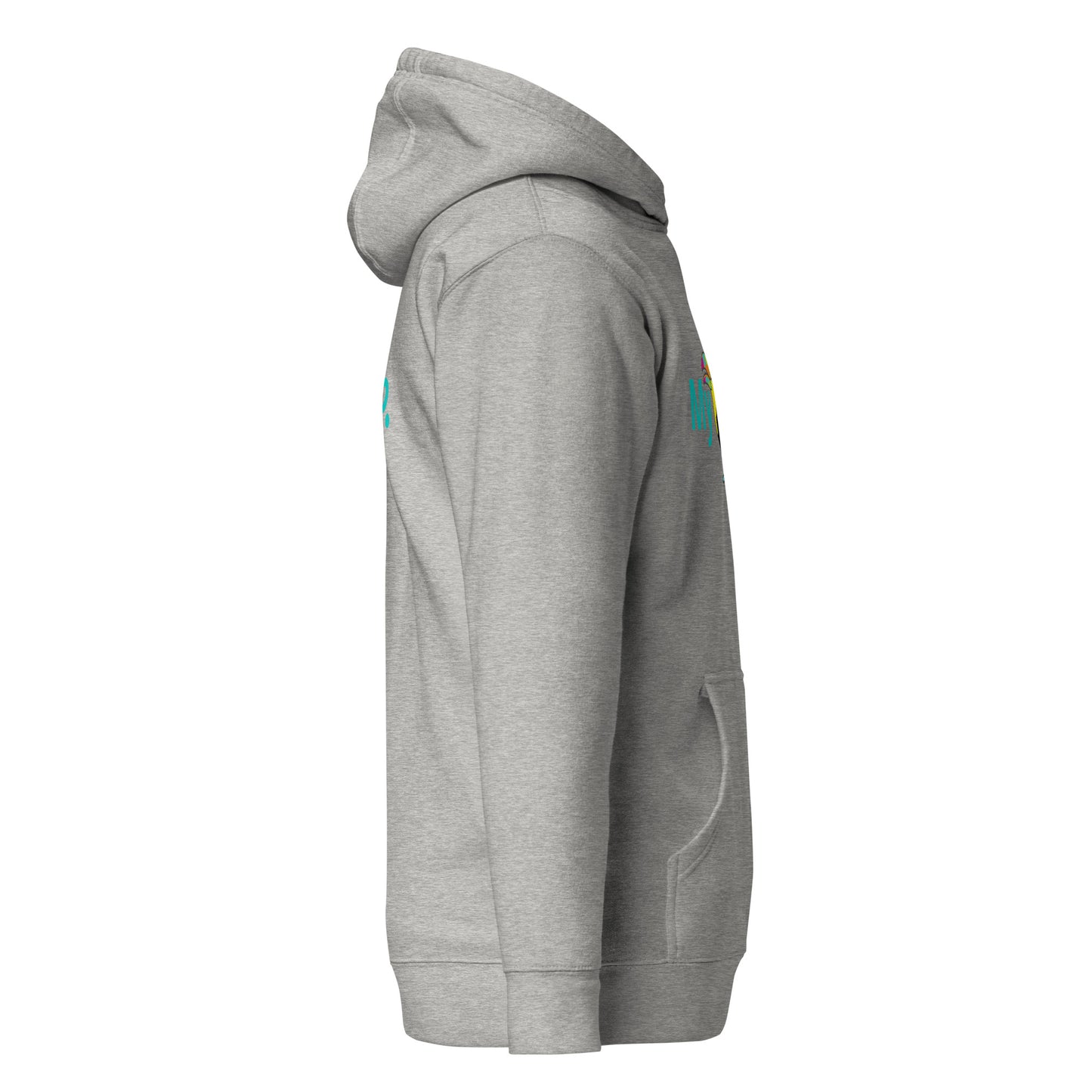 Myiish Toucan Hoodie (Aqua Letters)