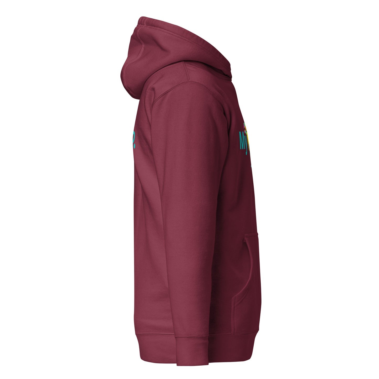 Myiish Toucan Hoodie (Aqua Letters)