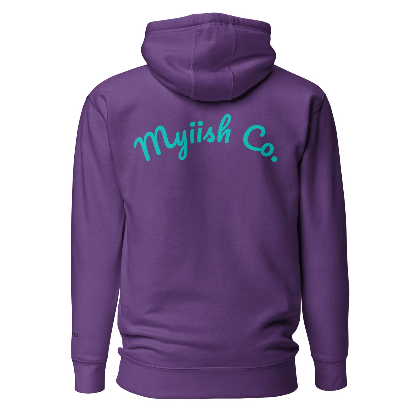 Myiish Toucan Hoodie (Aqua Letters)