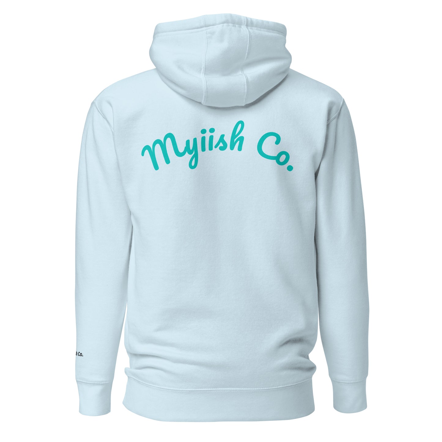 Myiish Toucan Hoodie (Aqua Letters)