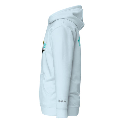 Myiish Toucan Hoodie (Aqua Letters)