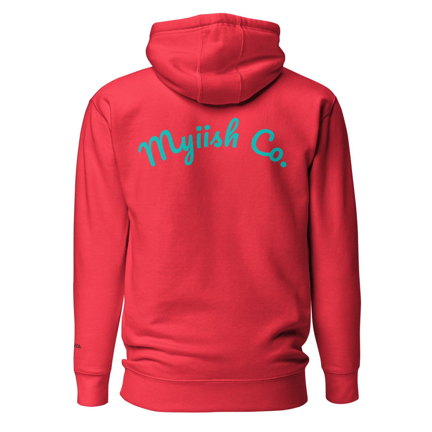 Myiish Toucan Hoodie (Aqua Letters)