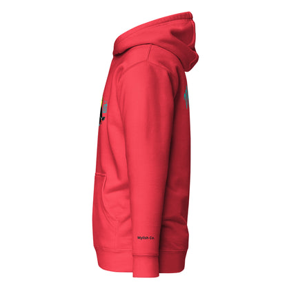 Myiish Toucan Hoodie (Aqua Letters)