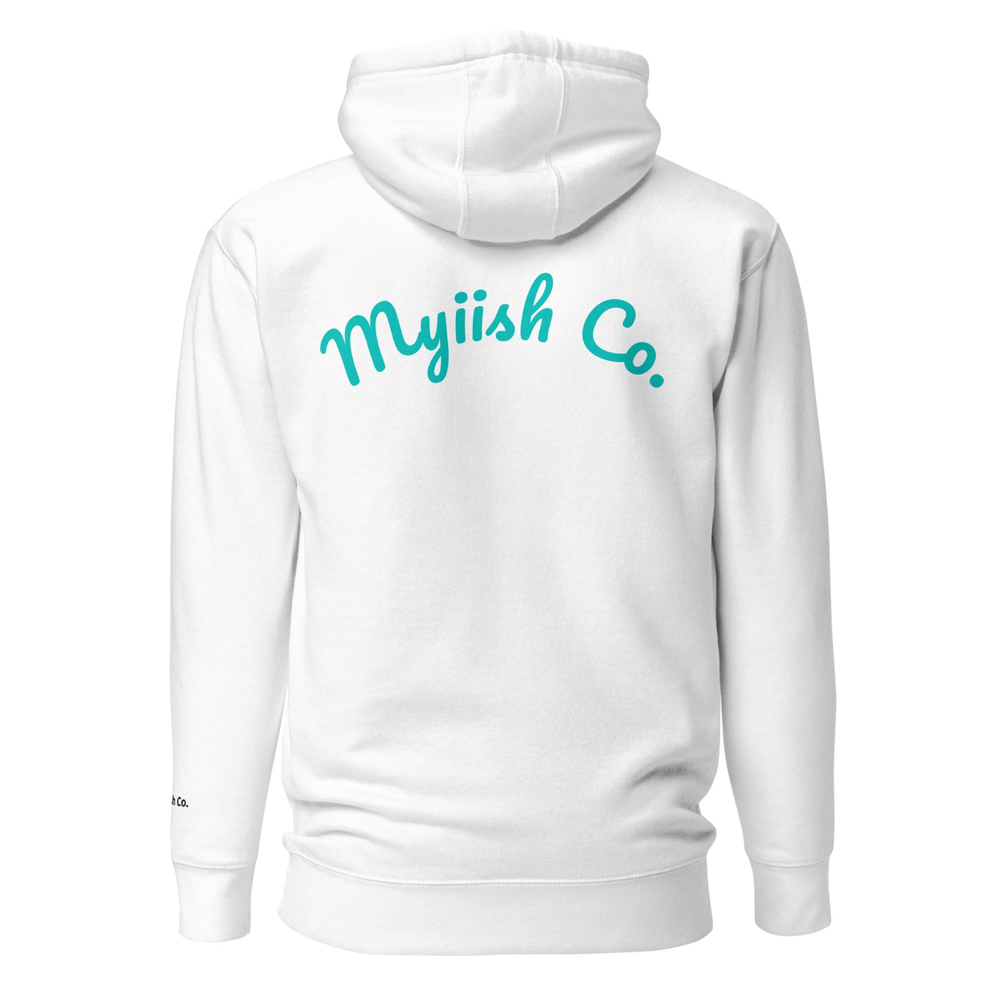 Myiish Toucan Hoodie (Aqua Letters)