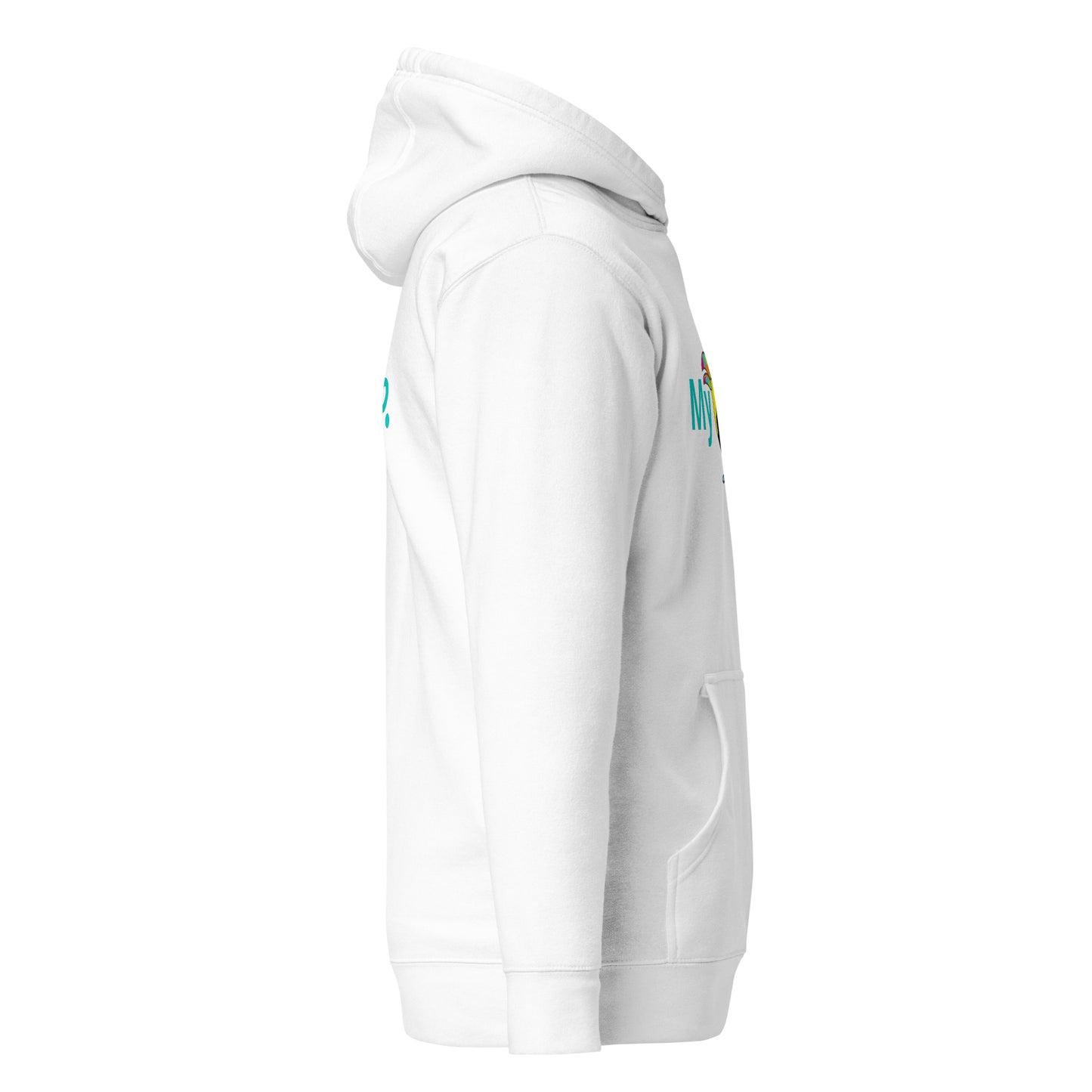 Myiish Toucan Hoodie (Aqua Letters)