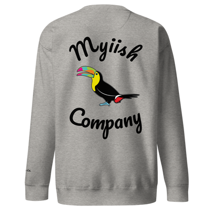 Myiish Sweatshirt (Grey w/Black letters)