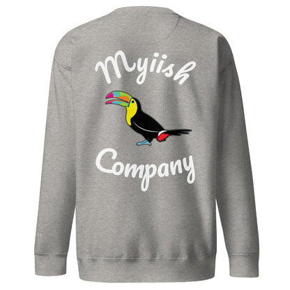 Myiish Sweatshirt (Grey w/White letters)