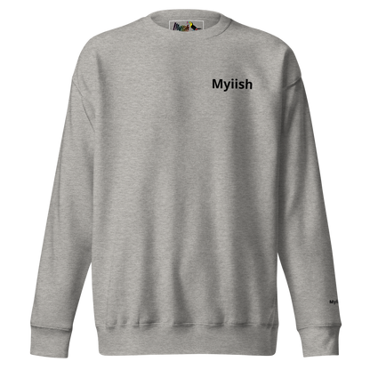 Myiish Sweatshirt (Grey w/Black letters)