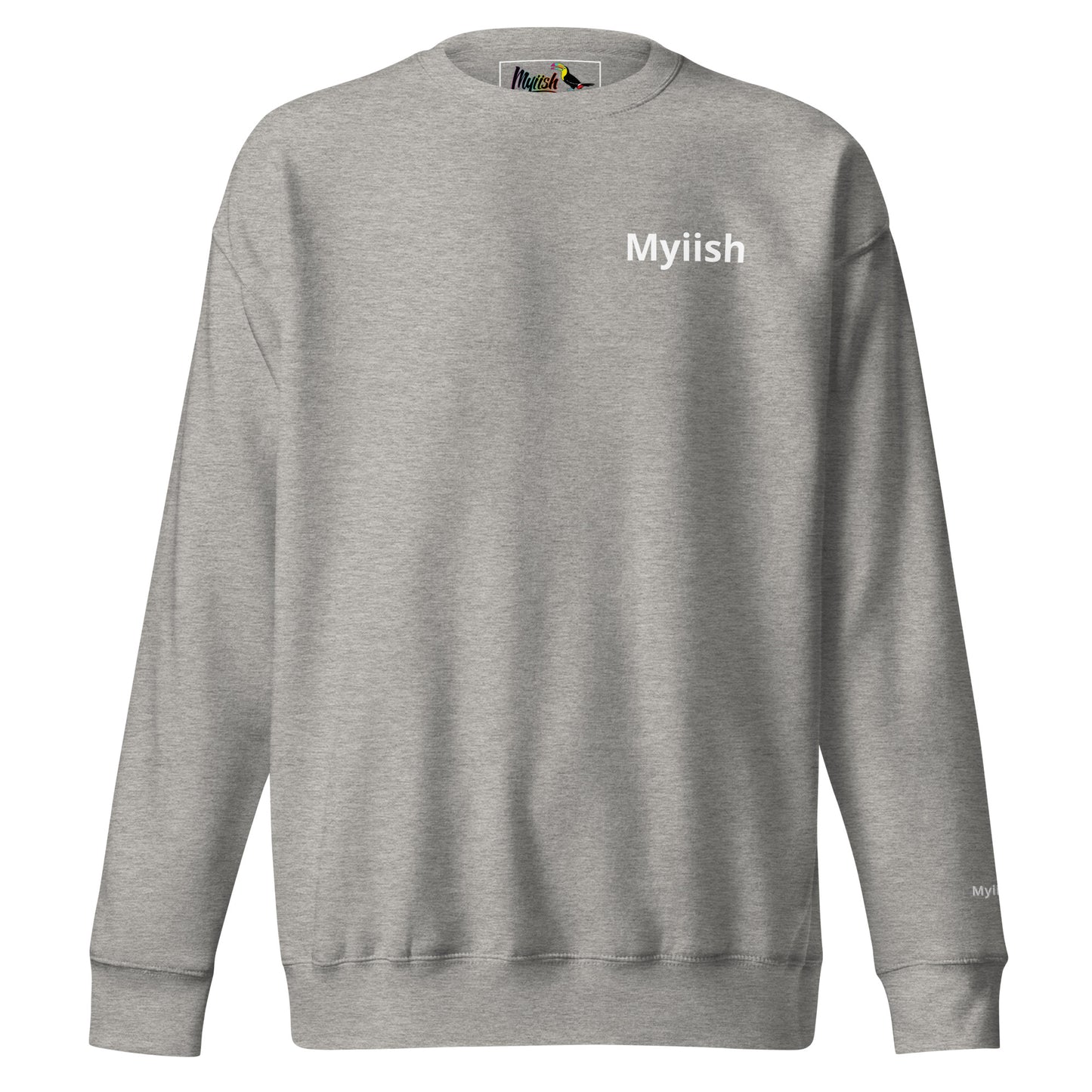 Myiish Sweatshirt (Grey w/White letters)