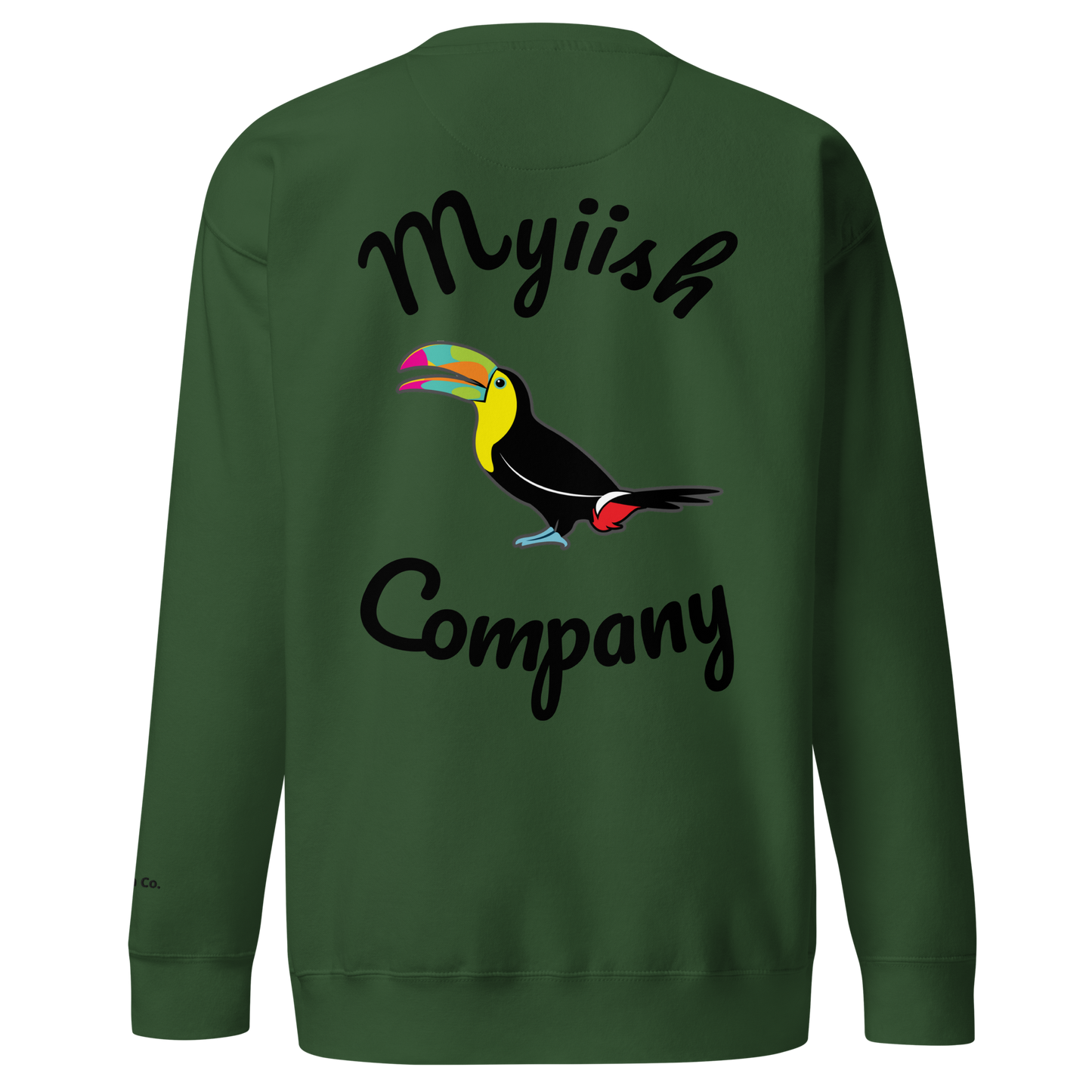 Myiish Sweatshirt (Kelly Green w/Black letters)